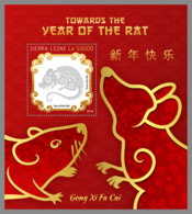 SIERRA LEONE 2019 MNH Year Of The Rat 2020 Jahr Der Ratte Annee Du Rat S/S - OFFICIAL ISSUE - DH1936 - Chinese New Year