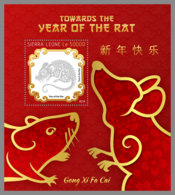 SIERRA LEONE 2019 MNH Year Of The Rat 2020 Jahr Der Ratte Annee Du Rat S/S - IMPERFORATED - DH1936 - Chinese New Year
