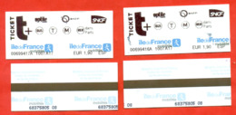 France 2019. City Paris. Lot Of Two Tickets. - Europa