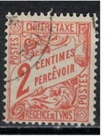 TUNISIE               N°     YVERT   TAXE 27  (1)  OBLITERE       ( Ob  5/42 ) - Portomarken