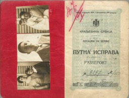 Kingdom Of Serbs Croats And Slovenes 1922.  Passport Pasaporte  Passaporte Constantinople Full Of Visas,revenue Stamps - Documenti Storici
