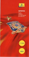 SPAIN 2013 - Brochure - Flyer - Leaflet - Spain, FIFA World Cup 2010 - Football - Futbol Futebol Soccer Calcio - Fußball - 2010 – South Africa