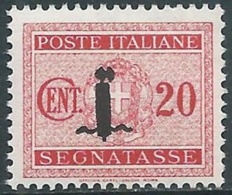 1944 RSI SEGNATASSE 20 CENT MNH ** - RB6-2 - Taxe