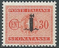 1944 RSI SEGNATASSE 30 CENT MNH ** - RB6-3 - Portomarken