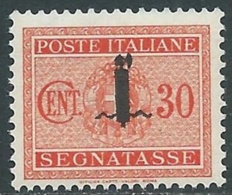 1944 RSI SEGNATASSE 30 CENT MNH ** - RB6-4 - Taxe