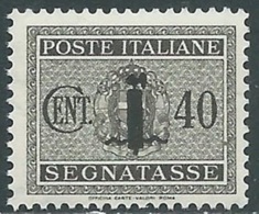 1944 RSI SEGNATASSE 40 CENT MNH ** - RB6 - Taxe