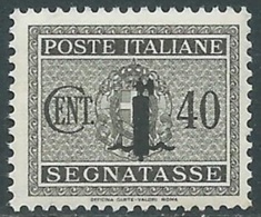 1944 RSI SEGNATASSE 40 CENT MNH ** - RB6-2 - Portomarken