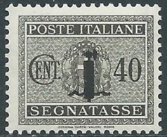 1944 RSI SEGNATASSE 40 CENT MNH ** - RB6-3 - Portomarken