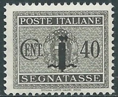 1944 RSI SEGNATASSE 40 CENT MNH ** - RB6-4 - Taxe