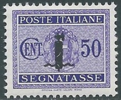 1944 RSI SEGNATASSE 50 CENT MNH ** - RB6-2 - Taxe