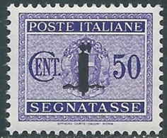1944 RSI SEGNATASSE 50 CENT MNH ** - RB6-4 - Portomarken