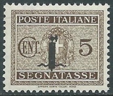 1944 RSI SEGNATASSE 5 CENT MNH ** - RB6 - Portomarken