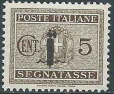 1944 RSI SEGNATASSE 5 CENT MNH ** - RB6-4 - Portomarken