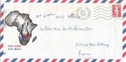 Centrafrique 1990 BPM 630 Bangui Military Cover - Militaria