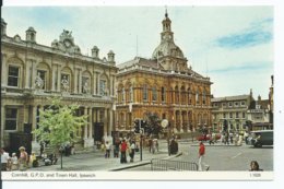 Suffolk Postcard Ipswich Dennis Productions Unused Cornhill Gpo Appox 80s - Ipswich