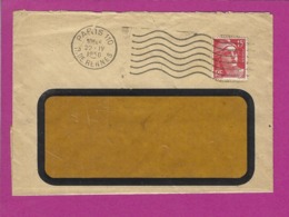 FRANCE Lettre TYPE MARIANNE DE GANDON Obl PARIS 110 - 1921-1960: Modern Tijdperk