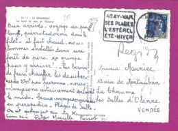 FRANCE Lettre TYPE MARIANNE DE GANDON Obl AGAY VAR SES PLAGES L'ESTEREL ETE HIVER - 1921-1960: Moderne