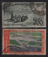 AOF - PA N°14+16 - Obliteres - Cote 11€ - Used Stamps