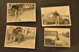 1 Lot De 11 Photos Soldat à La Caserne,années 50,format 9/13 - Oorlog, Militair