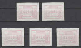 Greece 1994 ATM Frama Set MNH W0614 - Machine Labels [ATM]