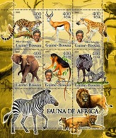 Guinea - Bissau 2005 - Fauna Of Africa & A. Schweitzer 6v, Y&T 2116-2121, Michel 3215-3220 - Guinea-Bissau