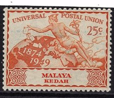 Malaysia - Kedah, 1949, SG 74, Mint Hinged - Kedah