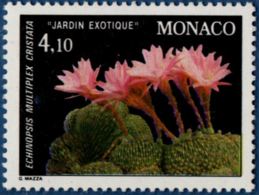 Monaco 1980 4.10 Fr Echinopsis Multiplex Cristata, Mediterranean Cacti 1 Value MNH - Sukkulenten