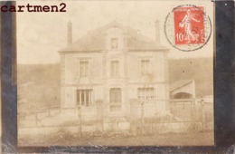 CARTE PHOTO : BRAY-ET-LU VILLA MANOIR A IDENTIFIER FAMILLE CROS 95 - Bray-et-Lû