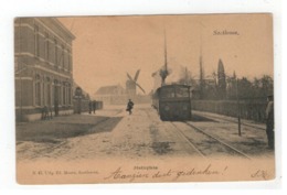 Zandhoven  Santhoven , Statieplein (stoomtram) 1905 - Zandhoven