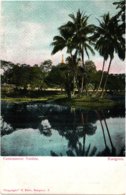 Myanmar Burma Birmanie - Rangoon - Cantonment Garden - Old Original Postcard 1900s - Myanmar (Burma)