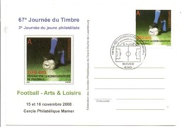 LUXEMBOURG 67 EME JOURNEE DU TIMBRE à MAMER 2008 - Maschinenstempel (EMA)