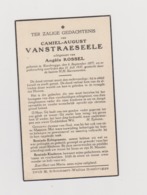 DOODSPRENTJE VANSTRAESEELE CAMIEL ECHTGENOOT ROSSEL ROESBRUGGE (1877 - 1937) - Imágenes Religiosas