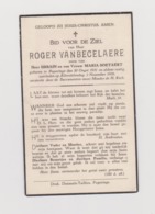 DOODSPRENTJE VANBECELAERE ROGER ZOON VAN URBAIN EN SOETAERT POPERINGE (1931 - 1938) - Imágenes Religiosas