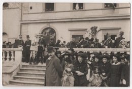 Carte Photo évènement Personnalités Politique Militaires Officiers Maréchal Généraux Lieu à Identifier - Te Identificeren