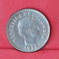 COLOMBIA 10 CENTAVOS 1975 -    KM# 253 - (Nº30957) - Colombia