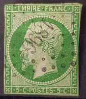 FRANCE 1854 - Canceled - YT 12 - 5c - 1853-1860 Napoleon III