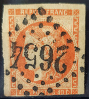 FRANCE 1870 - Canceled - YT 48c - 40c - 1870 Bordeaux Printing