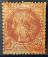 FRANCE 1872 - Canceled - YT 51 - 2c - 1871-1875 Cérès