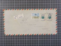 Cx 9) Portugal Envelope Moçambique > Lisboa Registada Beira 1$50 4$50 Envelope Comercial De Breyner & Wirth Beira - Afrique Portugaise