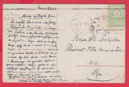 248509 / POSTAGE DUE 1924 SOFIA - ROUSSE , Artist ?? - FOREST RIVER , A.R.&C.i.B. 1389/2 , Bulgaria Bulgarie - Postage Due