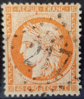 FRANCE 1870 - Canceled - YT 38 - 40c - 1870 Siège De Paris