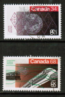 CANADA  Scott # 1092-3 VF USED (Stamp Scan # 538) - Used Stamps