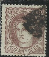 SPAIN ESPAÑA SPAGNA 1870 DUKE DE LA TORRE REGENCY 200m USED USATO OBLITERE' - Used Stamps