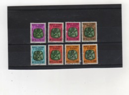 NOUVELLE  CALEDONIE     Taxe  1976  Y.T. N° 21  à  30  Incomplet  Oblitéré - Postage Due