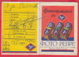 248570 / Advertising - Ancienne Pochette De Photographie AGFA ISOPAN FILM  , REPRE - SOFIA , Bulgaria - Matériel & Accessoires