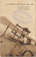 GUERRE 1914-18 Aviation Aviateur Militaire El Dominio Britanico Del Aire - Aviateurs