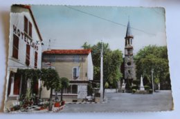 Montredon Labessonie - Place De L'église - 1963 - Montredon Labessonie