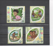 VANUATU - Reforestation - Environnement - Plantation D'arbres, Enfant Mangeant Un Fruit, Etc - Arbres - - Vanuatu (1980-...)