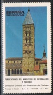 Sello Viñeta Ministerio Informacion Y Turismo España, Poster Label  , SEGOVIA, Iglesia De San Martin ** - Variedades & Curiosidades