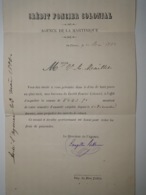 Martinique Letter 1862 St Pierre 1881 Crédit Foncier Colonial - Briefe U. Dokumente